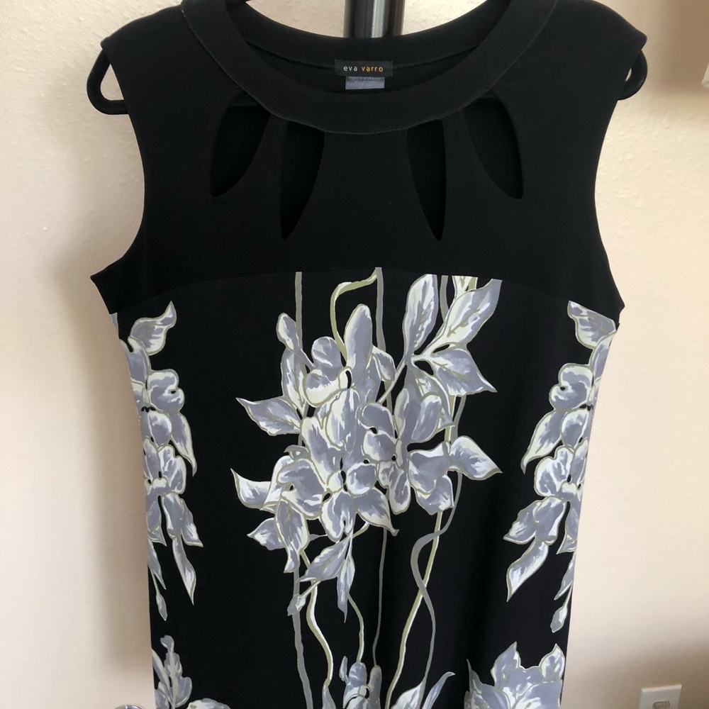 Eva Varro wideleg pants and cutout top